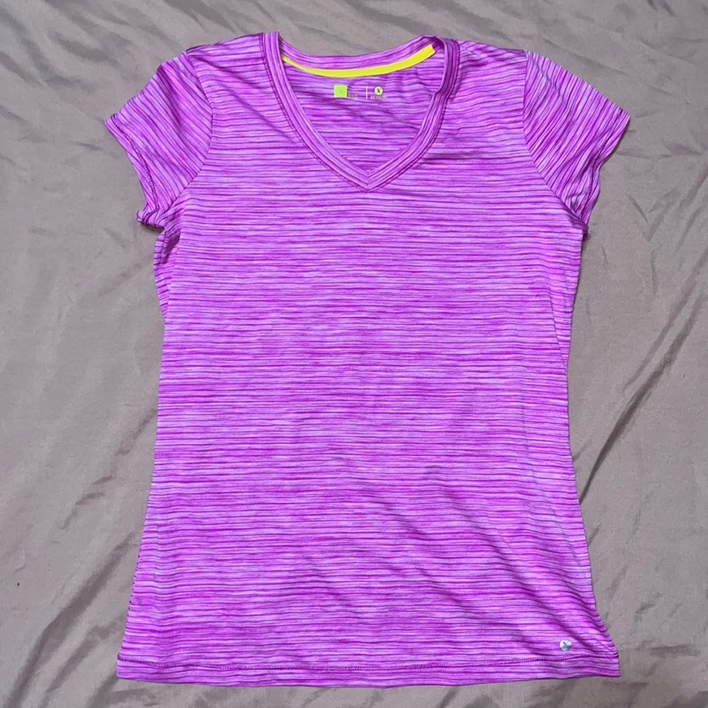 Xersion v-neck short sleeve workout shirt